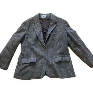Coatree Herringbone Wool Vintage Women’s Blazer Size 18 2 Button